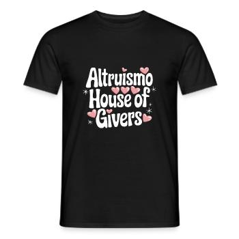 Altruismo Selfless Giving Giving School Spirit - Men's T-Shirt - black - Front - AI Model Male 178 light (178cm)