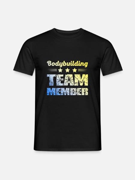 Équipe de musculation - T-shirt homme - noir