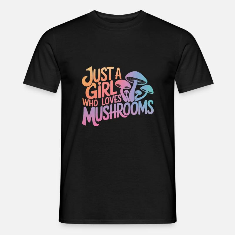 Champignons Champignons Champignon Champignon - T-shirt homme - noir