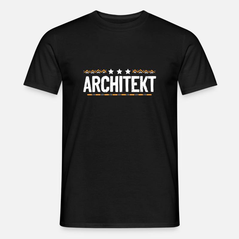 Architekt Beruf - Männer T-Shirt - Schwarz