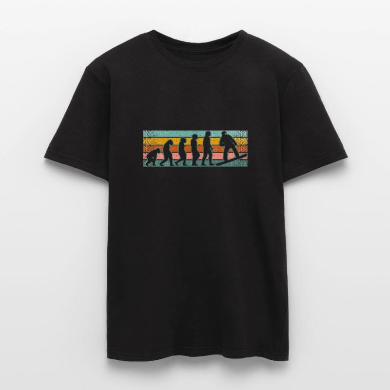 Snowboading Evolution Men’s T-shirt