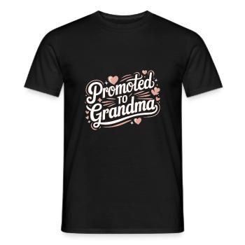 Grandma Grandmother Mother's Day Family - Men's T-Shirt - black - Front - AI Model Male 178 light (178cm)