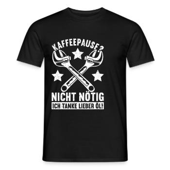 Automechaniker Kfz Techniker Fahrzeugreparatur - Männer T-Shirt - Schwarz - Vorne - AI Model Male 178 light (178cm)