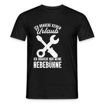 Automechaniker Kfz Techniker Fahrzeugreparatur - Männer T-Shirt - Schwarz - Vorne - AI Model Male 178 light (178cm)
