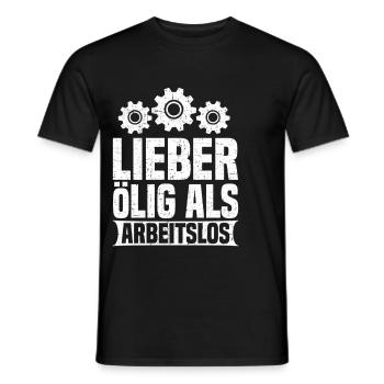 Automechaniker Kfz Techniker Fahrzeugreparatur - Männer T-Shirt - Schwarz - Vorne - AI Model Male 178 light (178cm)