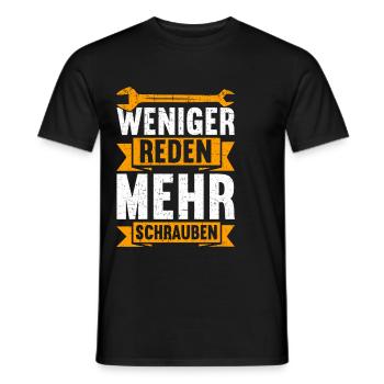 Automechaniker Kfz Techniker Fahrzeugreparatur - Männer T-Shirt - Schwarz - Vorne - AI Model Male 178 light (178cm)
