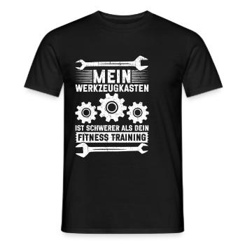 Automechaniker Kfz Techniker Fahrzeugreparatur - Männer T-Shirt - Schwarz - Vorne - AI Model Male 178 light (178cm)