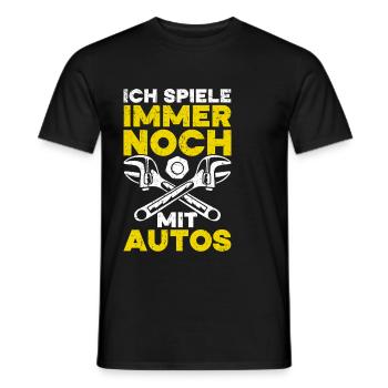 Automechaniker Kfz Techniker Fahrzeugreparatur - Männer T-Shirt - Schwarz - Vorne - AI Model Male 178 light (178cm)