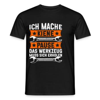 Automechaniker Kfz Techniker Fahrzeugreparatur - Männer T-Shirt - Schwarz - Vorne - AI Model Male 178 light (178cm)