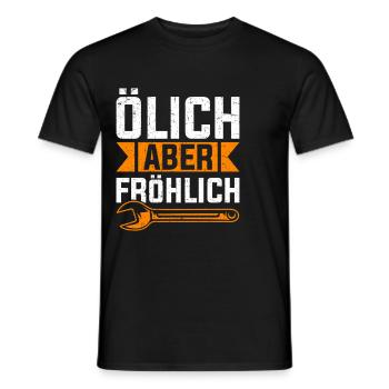 Automechaniker Kfz Techniker Fahrzeugreparatur - Männer T-Shirt - Schwarz - Vorne - AI Model Male 178 light (178cm)