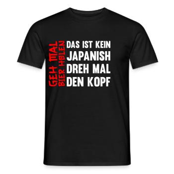 Biertrinker Geh mal Bier holen Bierliebhaber - Männer T-Shirt - Schwarz - Vorne - AI Model Male 178 light (178cm)
