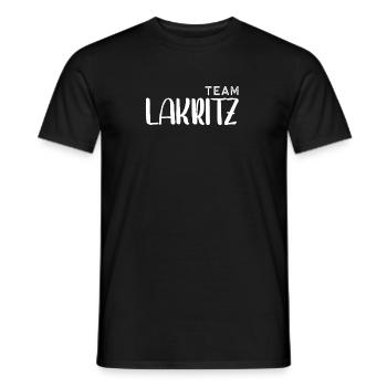 Team Lakritz Bärendreck Süßholz Lakritze Geschenk - Männer T-Shirt - Schwarz - Vorne - AI Model Male 178 light (178cm)