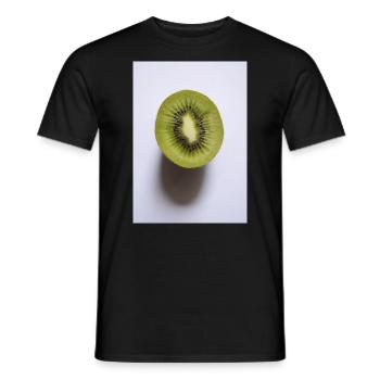 kiwi - T-shirt homme - noir - Devant - AI Model Male 178 light (178cm)