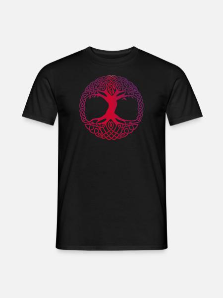 Tree of Life - World Tree - Yggdrasil - Men's T-Shirt - black