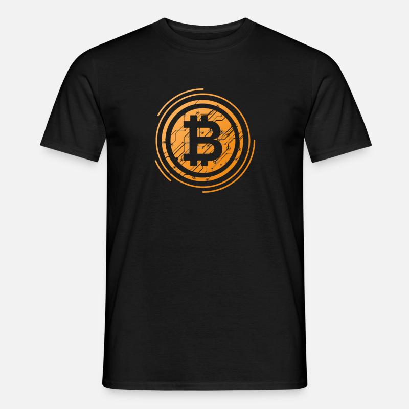 Bitcoin - Männer T-Shirt - Schwarz