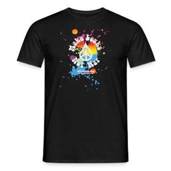 Machen Sie Lecks nicht Krieg - WikiLeaks - Männer T-Shirt - Schwarz - Vorne - AI Model Male 178 light (178cm)
