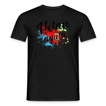 Helau Alaaf Fasching Fastnacht - Männer T-Shirt - Schwarz - Vorne - AI Model Male 178 light (178cm)