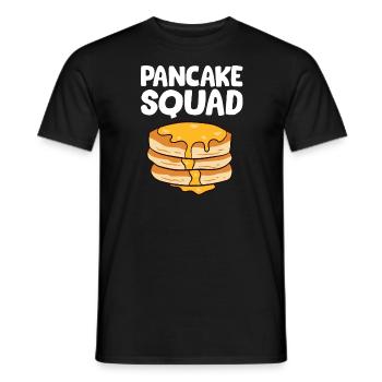 Pancakes - Pancake Squad - Men's T-Shirt - black - Front - AI Model Male 178 light (178cm)