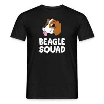 Beagles - Beagle Squad - T-shirt homme - noir - Devant - AI Model Male 178 light (178cm)