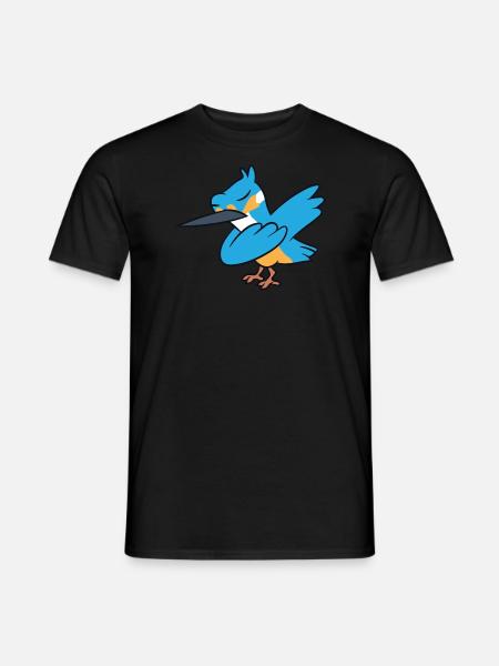 Kingfisher - Dab, dabbing, dancing - Men's T-Shirt - black