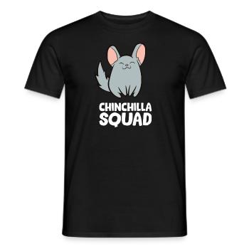 Chinchilla - Escouade de chinchilla - T-shirt homme - noir - Devant - AI Model Male 178 light (178cm)