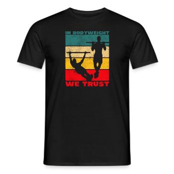 Drôle de dicton de gymnastique - T-shirt homme - noir - Devant - AI Model Male 178 light (178cm)