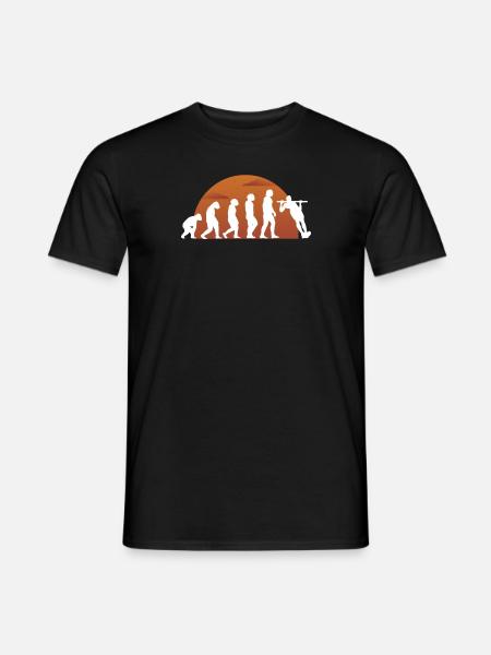 Fitness Calisthenics Evolution - Men's T-Shirt - black
