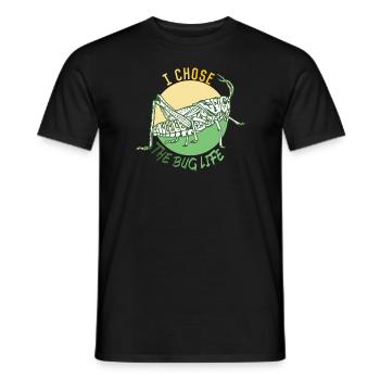 Stick Insekt Bug Liebhaber Entemologie Phasmatodea - Männer T-Shirt - Schwarz - Vorne - AI Model Male 178 light (178cm)