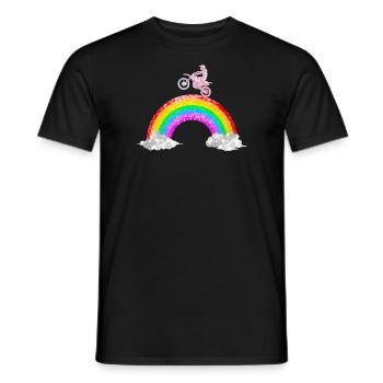 Extreme Sports Funny Motorcycle Motorradfahrer - Männer T-Shirt - Schwarz - Vorne - AI Model Male 178 light (178cm)