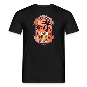Reise nach Thailand Beach Holiday Thailand - Männer T-Shirt - Schwarz - Vorne - AI Model Male 178 light (178cm)