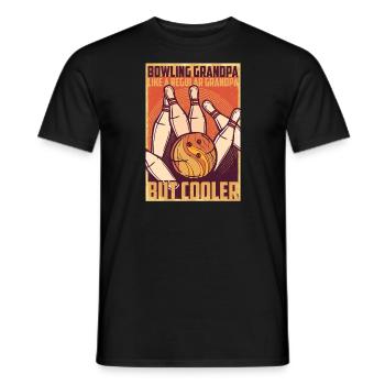 Bowler Opa Coolstes Bowling Opa - Männer T-Shirt - Schwarz - Vorne - AI Model Male 178 light (178cm)