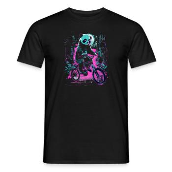 Fahrrad Cycle in Style CycleThreads Radfahrer - Männer T-Shirt - Schwarz - Vorne - AI Model Male 178 light (178cm)