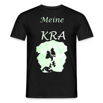 Meine Krawatte - Kra - mit Watte Doppeldeutigkeit - Männer T-Shirt - Schwarz - Vorne - AI Model Male 178 light (178cm)