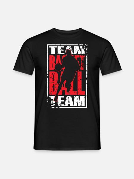 Basketball Basketballer - Männer T-Shirt - Schwarz