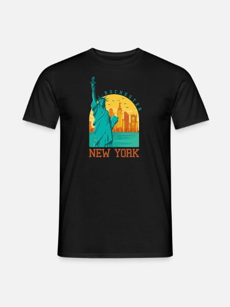 Rochester New York - Men's T-Shirt - black