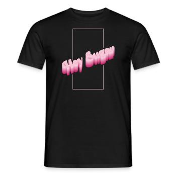 Hallo Zucker - Männer T-Shirt - Schwarz - Vorne - AI Model Male 178 light (178cm)