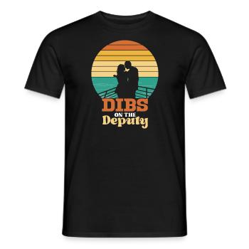 Dibs über den Stellvertreter - Männer T-Shirt - Schwarz - Vorne - AI Model Male 178 light (178cm)