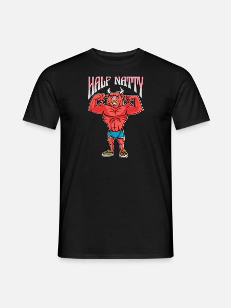 Half Natty Bodybuilder - Männer T-Shirt - Schwarz