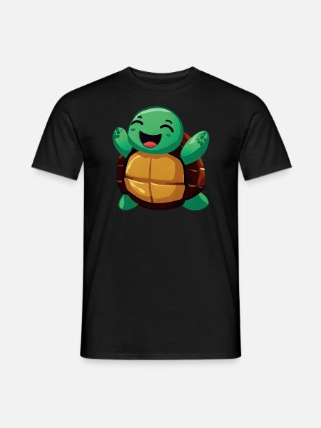 Terrario rettile tartaruga - T-shirt uomo - nero