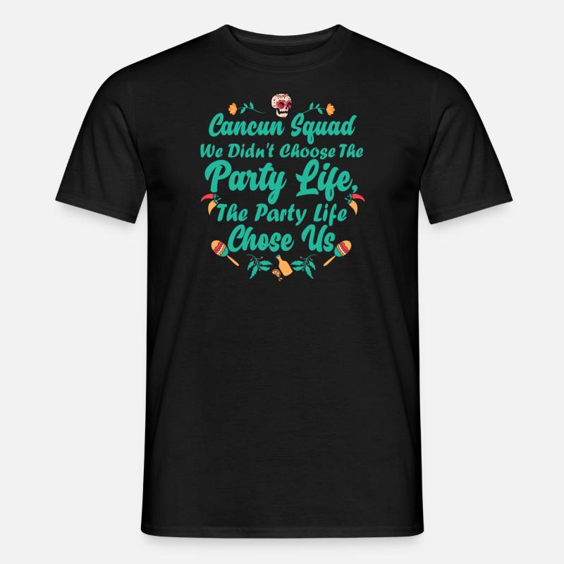 Cancun Squad Mexico Trip Group - Men’s T-shirt - black