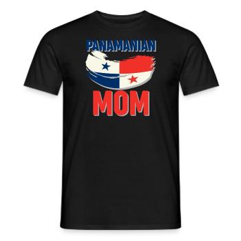 Panamanian Mom - Men's T-Shirt - black - Front - AI Model Male 178 light (178cm)