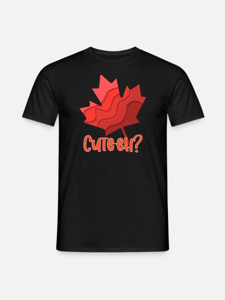 Canada Bébé Feuille d’érable Mignon-Eh - T-shirt homme - noir