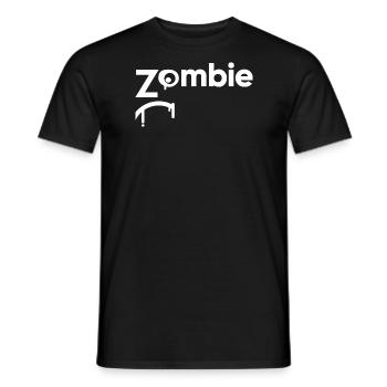 Zombi - T-shirt homme - noir - Devant - AI Model Male 178 light (178cm)