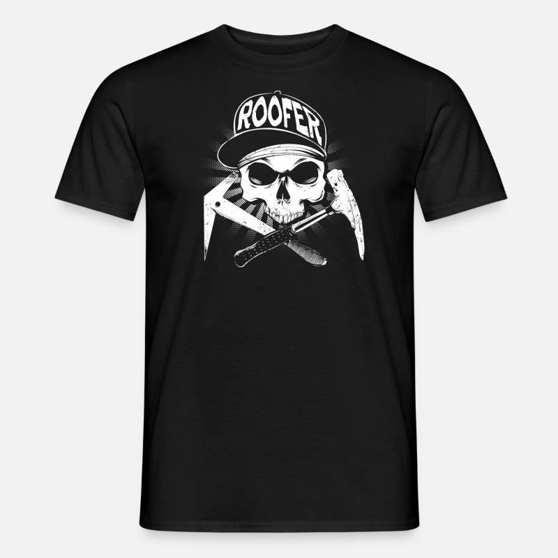 Dachdecker - Männer T-Shirt - Schwarz