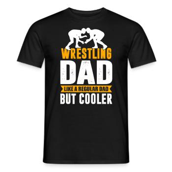 Wrestling - Men's T-Shirt - black - Front - AI Model Male 178 light (178cm)