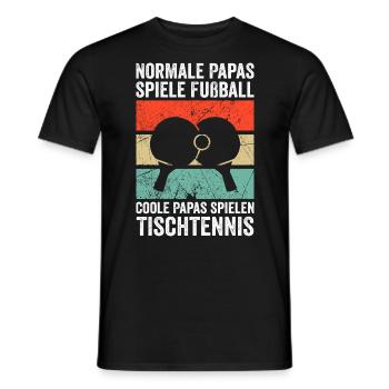Table Tennis Dad Table Tennis Dad Gift - Men's T-Shirt - black - Front - AI Model Male 178 light (178cm)