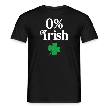 0% Iren - Männer T-Shirt - Schwarz - Vorne - AI Model Male 178 light (178cm)