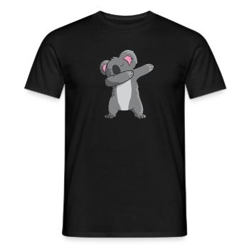 Koala - DAB / danse / tamponner / dabben - T-shirt homme - noir - Devant - AI Model Male 178 light (178cm)
