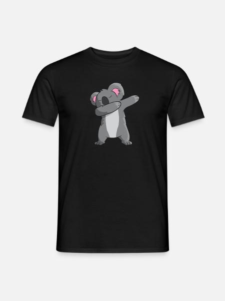 Koala - DAB / danse / tamponner / dabben - T-shirt homme - noir