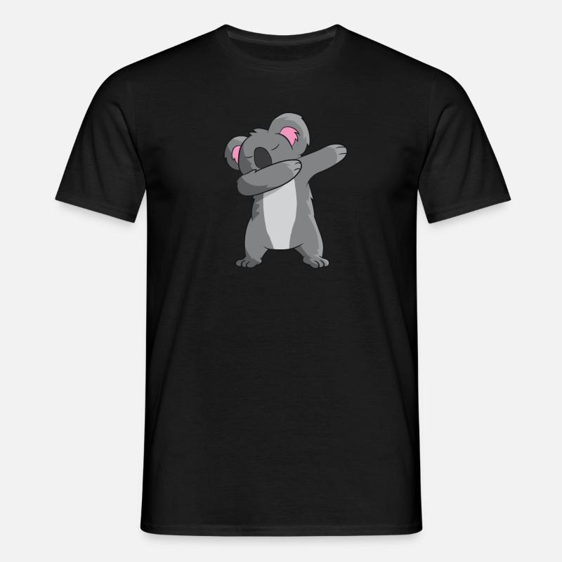 Koala - DAB / dancing / dabbing / dabben - Men's T-Shirt - black